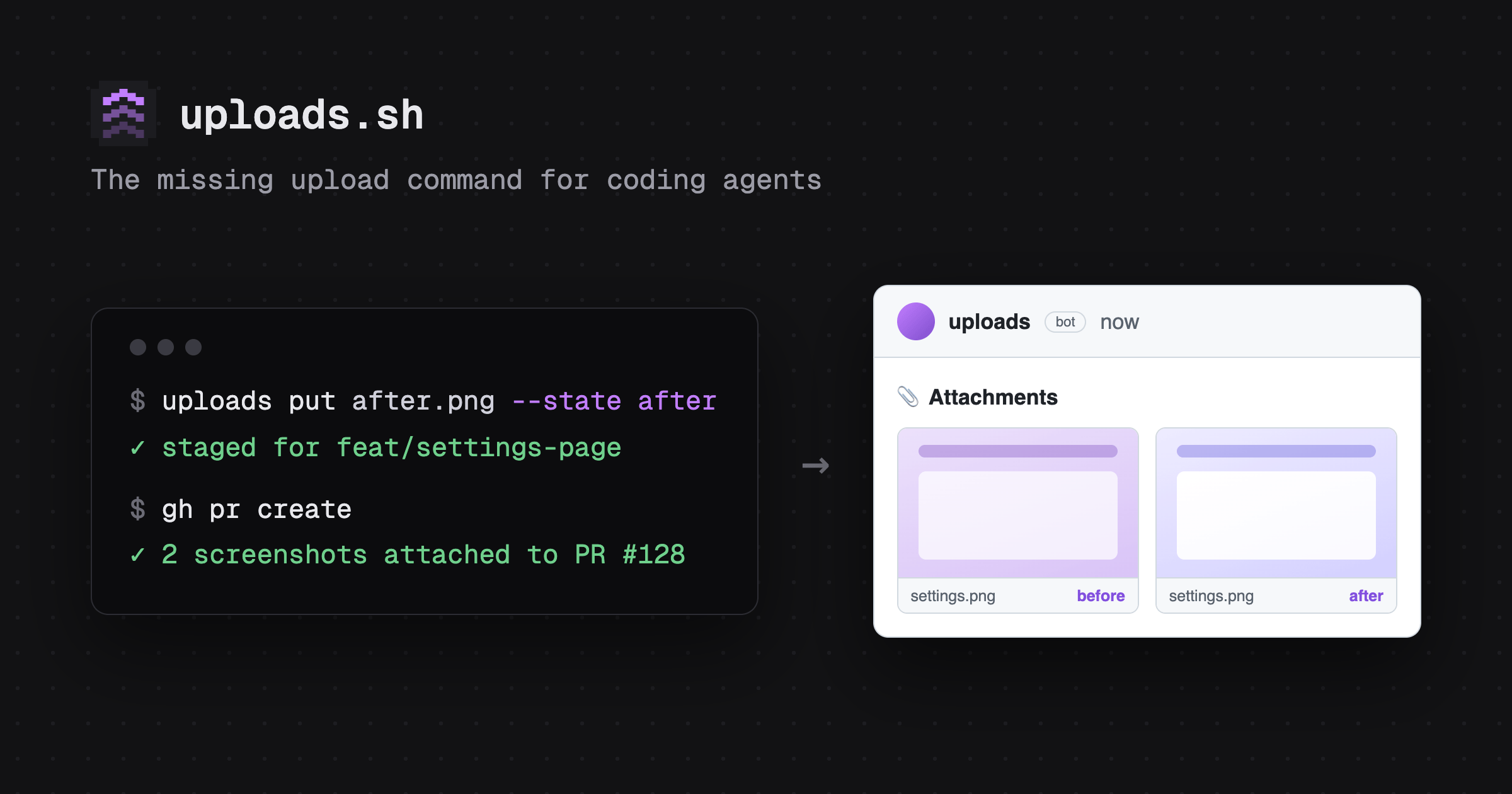 Show HN: Uploads.sh – the missing upload command for coding agents (open-source)